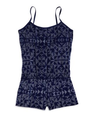 Splendid Girls' Deckhouse Geo Print Romper - Sizes S-L