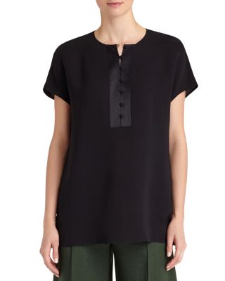 Lafayette 148 New York Azalea Silk Blouse