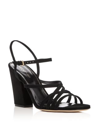 Sergio Rossi Aleck Strappy Block Heel Sandals