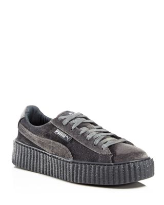 FENTY Puma x Rihanna Women's Velvet Lace up Creeper Sneakers