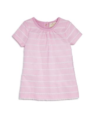 kate spade new york Infant Girls' Scallop Striped Shift Dress - Sizes 3-9M