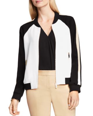 VINCE CAMUTO Color Block Bomber Jacket