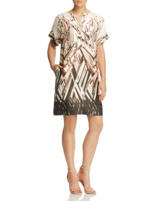 Lafayette 148 New York Nazeen Printed Silk Dress